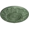 Ekena Millwork Whitman Ceiling Medallion (For Canopies up to 3 3/4"), Hand-Painted Athenian Green, 13"OD x 1 3/8"P CM13WHAGF - alternate 2